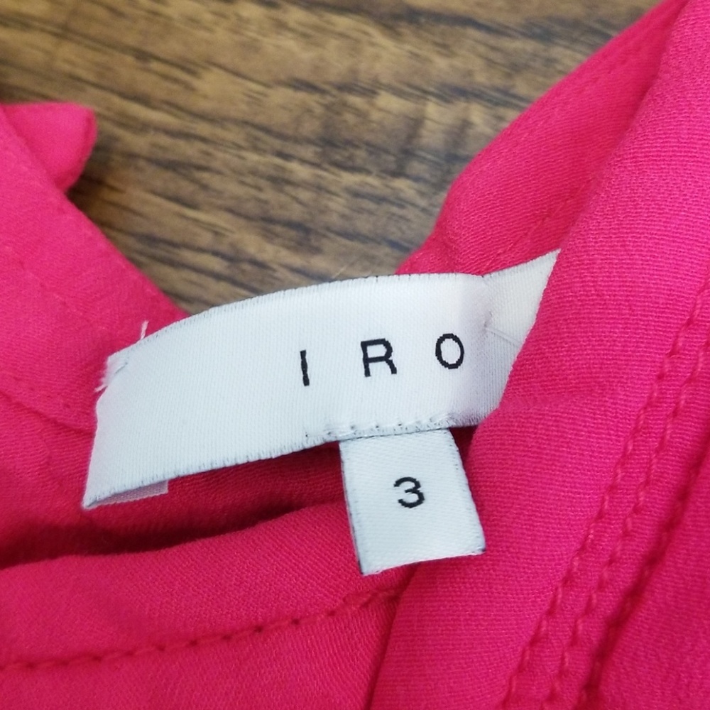 IRO DEL dress Cutout back HOT PINK - Picture 2 of 8